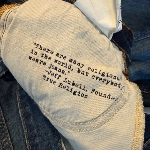 TRUE RELIGION Women's Jeans "Trisha" Low Rise Bootcut, size 26 - Picture 5 of 6